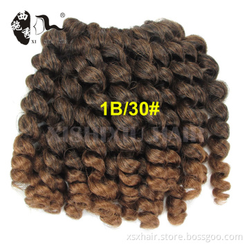 Cheapest Jumpy Wand Curl Twist Janet Crochet Marley Twist Bounce Braid Hair Extension